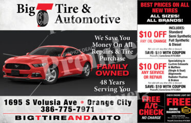 Big T Tire And Muffler Coupons